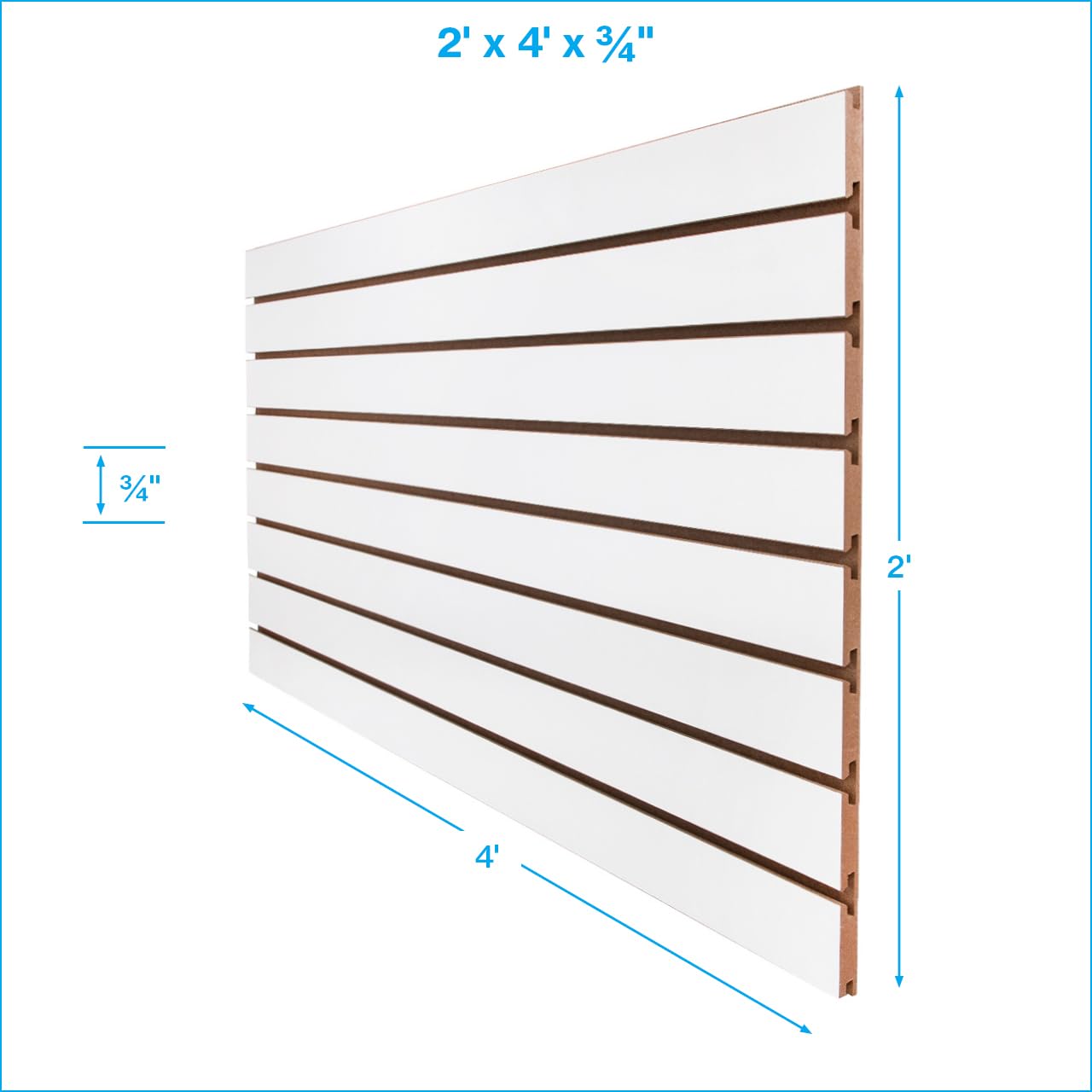 WALL A2 サテンホワイト LOW TYPE / CASTER BASE Amazon.com: SSWBasics 4ft x 2ft Horizontal White Slatwall Panels